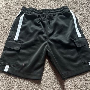 Black and white Casual shorts
